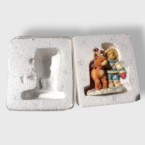 Cherished Teddies NIles "Near And Deer For Christmas" Figurine By Priscilla Hill - Picture 7 of 11